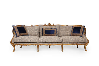 French Louis XV Style Cabriole Sofa