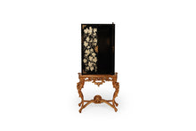 18th Century Inspired Lacquered Cabinet on Giltwood Stand