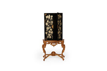 18th Century Inspired Lacquered Cabinet on Giltwood Stand