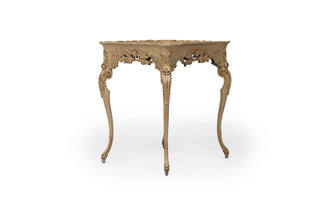 Louis XIV Style Carved Ivory Corner Table