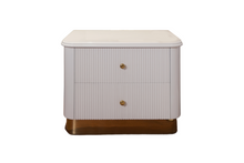 Luxe Chic Blanc Side Table